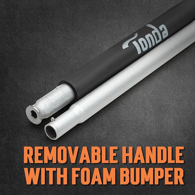 TONDA Floor Jack, 3 Ton Aluminum and Steel Low Profile Hydraulic Car Jack with Dual Pump System, Rapid Lift, Orange