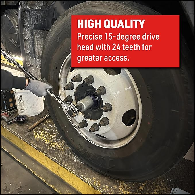 EZRED 3/4" Drive Extendable Ratchet with Reinforced Steel Telsecoping Locking Shaft