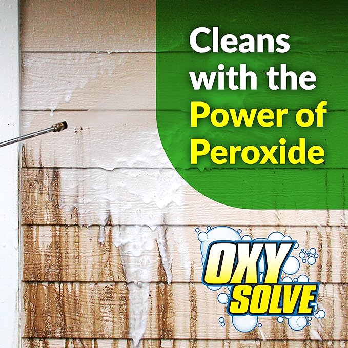 Westinghouse ePX3500 Electric Pressure Washer (2500 PSI) and Oxy Solve House and Siding Pressure Washer Cleaner (1 Gal.)