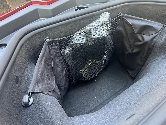 Envelope Style Front Trunk Mesh Cargo Net for Chevrolet Corvette Stingray 2020-2026 - Car Accessories - Premium Trunk Organizer and Storage - Vehicle Carrier Organizer for Chevrolet Corvette C8