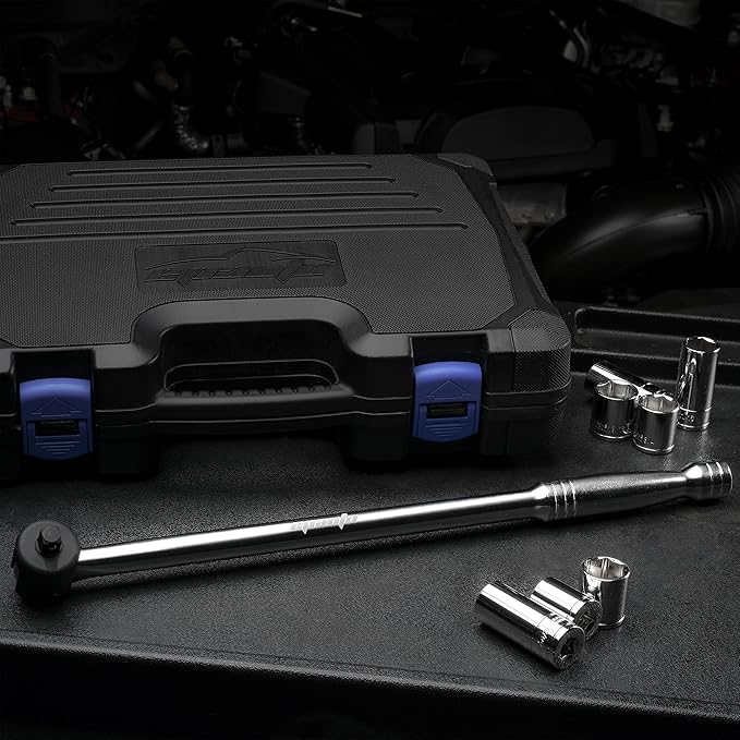 EPAuto 3/8 Inch Drive by 17.5" Length Breaker Bar, CR-V Steel