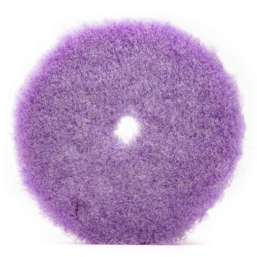Purple Foamed Wool 5.25" (1-Pack) Combination Wool and Foam pad. Perfect for Compounding or Polishing. Fits 5" Backing Plate.