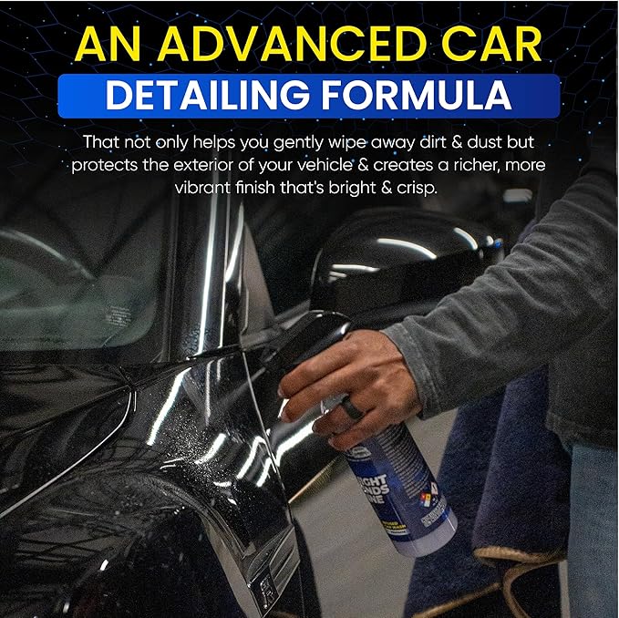 Nobu’s Garage Ceramic Car Detail Spray for Professional Auto Detailing, 16 oz Bottle, Quick Spray-On Detailer and Maintenance Coating, Waterless Wash for Paint, Glass, Chrome, and Plastic (16, Liquid)