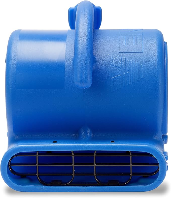 B-Air VP-25 1/4 HP 900 CFM Air Mover for Water Damage Restoration Equipment Carpet Dryer Floor Blower Fan Home and Plumbing Use, Blue