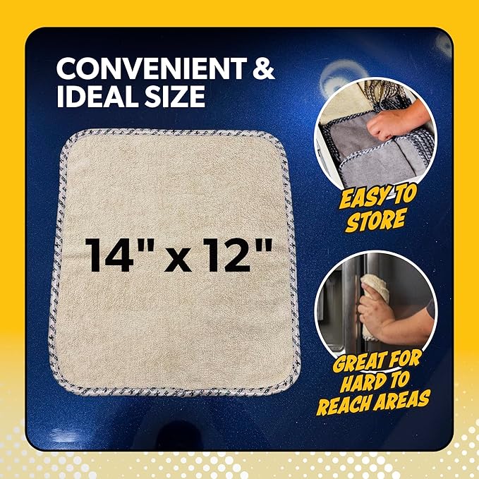 Chemical Guys Microfiber Towels for Cars Microfiber Cleaning Cloth Multi Color Drying Towels Car Detailing for Wash Interior and Glass, 14 x 12 Inch - 24 Pack