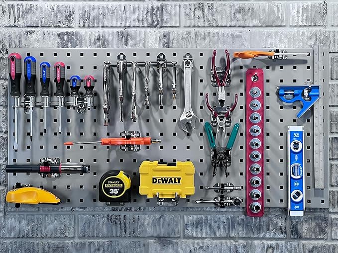 Triton Products LockHook Steel Pegboard Hook Assortment Kit - 46 Piece