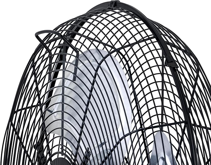 NewAir 18” High Velocity Wall Mounted Fan | Industrial Grade with 3,000 CFM Airflow, 3 Speeds and Heavy-Duty Metal Blades | Fan for Bedroom Garage, Gym & Home Use