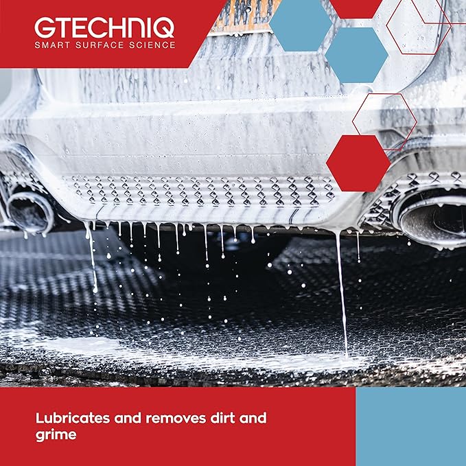 Gtechniq W4 Citrus Foam Shampoo and Degreaser for Cars 169 fl oz | Removes Road Grime and Enhances Shine, Non-Caustic Formula, Easy to Apply