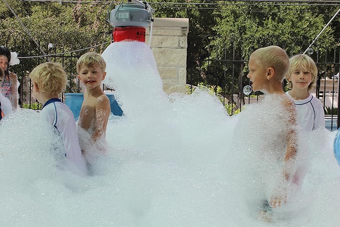 The Most Reliable and robust foam party solution - Up to 700 Gallons or 12 Rounds of bubble party fun - Compatible with ALL Foam Machines & Generators