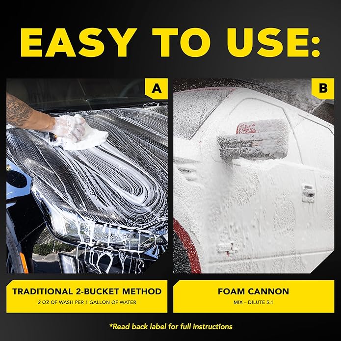 Meguiar's Gold Class Car Wash, Ultra-Rich Foam Car Wash Soap and Conditioner for Vehicle Cleaning, Paint Cleaner to Clean and Condition in One Easy Step, 1 Gallon