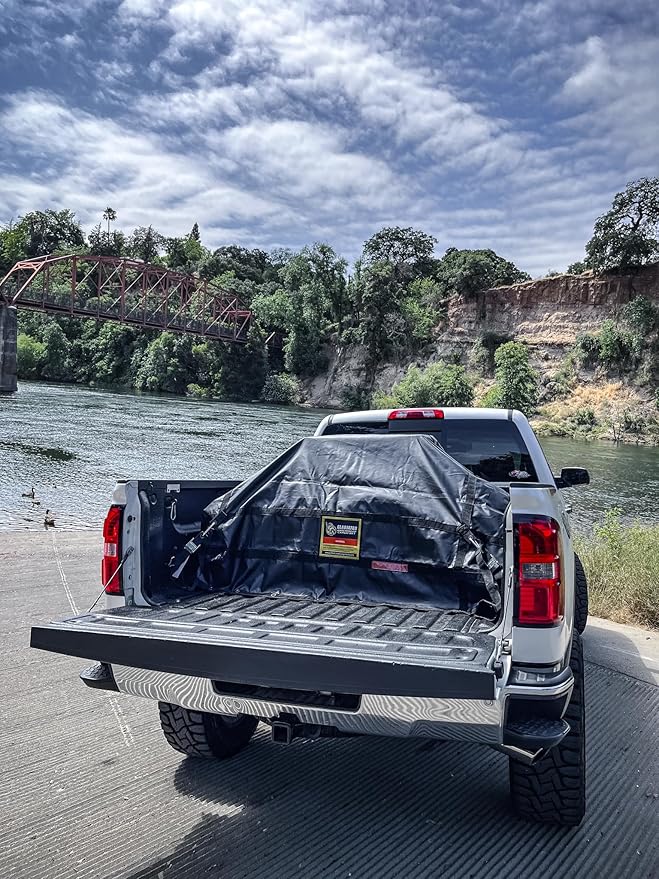 Waterproof Gladiator Cargo Net: Heavy-Duty Vinyl Truck Cargo Net Tarp (XGW-100) Extra Large: 10' x 12'