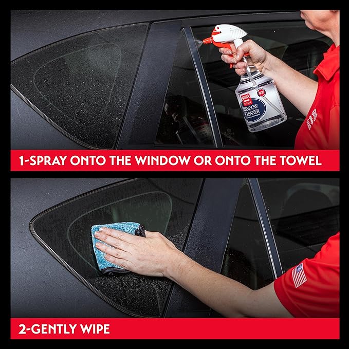 Griot's Garage Window Cleaner, Cleaning Spray for Automotive Windows, Mirrors, Shower Doors, and More, 11108, 35oz
