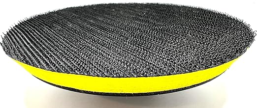 1 Pack 5" Hook and Loop Backing Pads Foam Backer Pad with 5/8”-11 – 5 inch Backup Pads for use with Angle Grinder or Drill Sanding Polishing Discs – Includes 1 Each 1/4" Shank Adapter