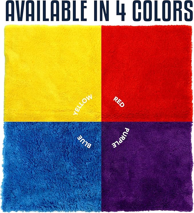 PROJE' Purple Microfiber Towel for Car - Ultra Absorbent - Car Drying, Polishing, Buffing Cloth & Interior Detailing Towel - 500 GSM 16x16in - Auto Detailing Supplies - Pack of 3 Premium Car Care