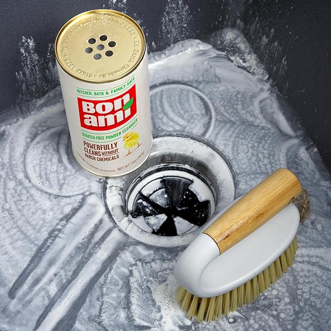 BON AMI Powder Cleanser for Kitchens & Bathrooms - All Types of Surfaces, Cleans Grime & Dirt, Polishes Surfaces, Absorbs Odors (Single 1 Pack)
