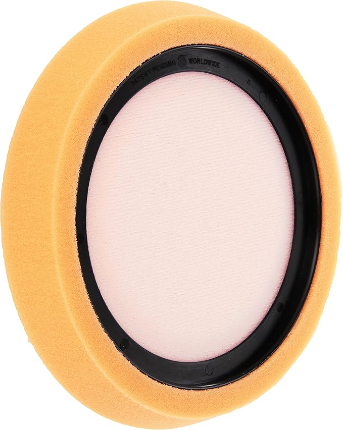 Chemical Guys BUFX_102_HEX Self-Centered Hex-Logic Medium-Heavy Cut Scratch and Swirl Remover, Orange (7.5 Inch Fits 6 Inch Backing Plate)