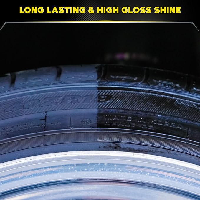Meguiar's Hybrid Ceramic Tire Shine - Long-Lasting Shine That's Durable & Water-Resistant Hybrid Ceramic Technology - 16 Oz Spray