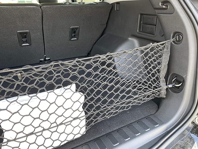 Envelope Style Trunk Mesh Cargo Net for GMC Terrain 2018-2026 - Car Accessories - Premium Trunk Organizers and Storage - Cargo Net for SUV - Vehicle Carrier Organizer for GMC Terrain