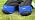 Garden Knee Pads for Women Men, Adjustable Non-Slip Straps, Blue S, 1 Pair