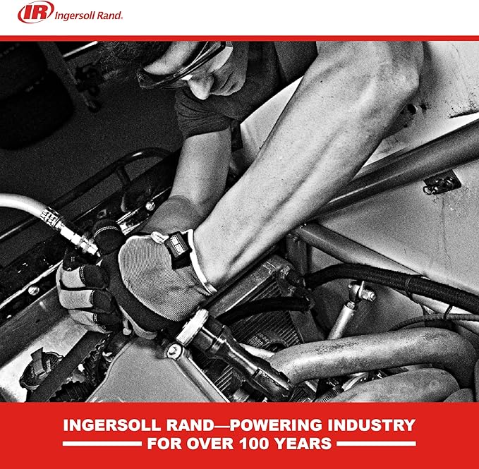 Ingersoll Rand 2235QTIMAX-2 1/2" Air Impact Wrench, 2" Ext Anvil, Quiet, 1300 ft-lb Torque, Titanium Hammercase, Friction Ring Retainer, Pistol