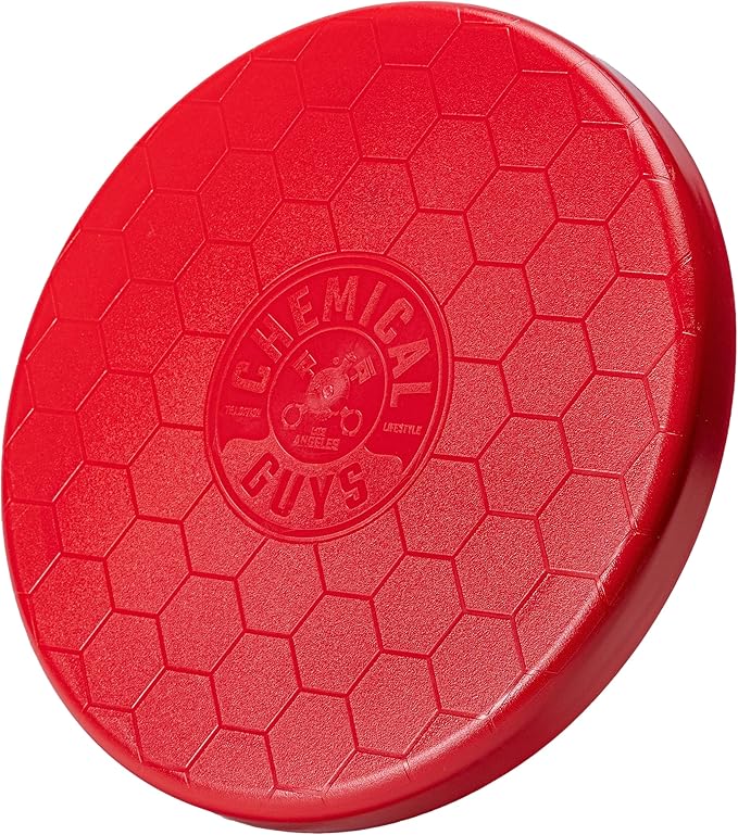 Chemical Guys IAI518 Car Wash Bucket Lid, Red (Can Be Used as Seat, Storage, Etc) - Fits Chemical Guys Bucket & Other Standard Buckets; Bucket Not Included