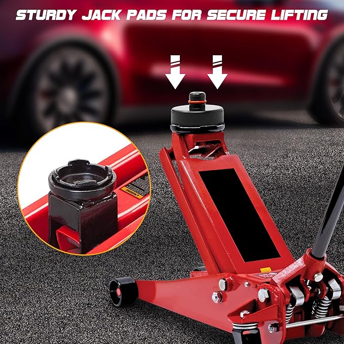EcoNour Lifting Jack Pad for Tesla Model 3/S/X/Y, 4 Pucks with Storage Case, Tesla Accessories for Tesla Vehicles 2013 to 2024