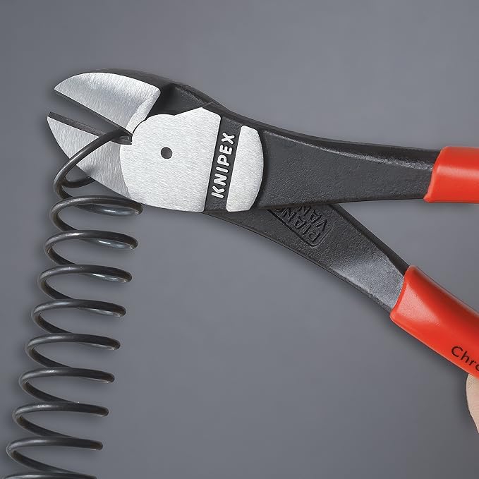 KNIPEX High Leverage Diagonal Cutters (7401250SBA), 10 inches and KNIPEX TwinGrip Pliers