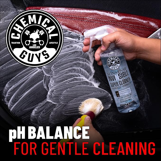 Chemical Guys Nonsense, Odorless Cleaner For Car Interior and Exterior All Purpose Cleaning Spray for Vinyl, Rubber, Plastic, Carpet, Upholstery, and Engine Bays Foaming Deep Cleaning Formula 16 oz