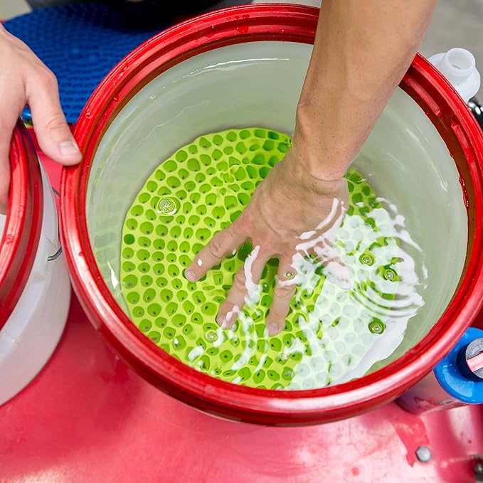 Chemical Guys DIRTTRAP04 Cyclone Dirt Trap Car Wash Bucket Insert Car Wash Filter Removes Dirt and Debris While You Wash (Green) 12" Diameter Great for Washing Cars, Trucks, SUVs, RVs & More