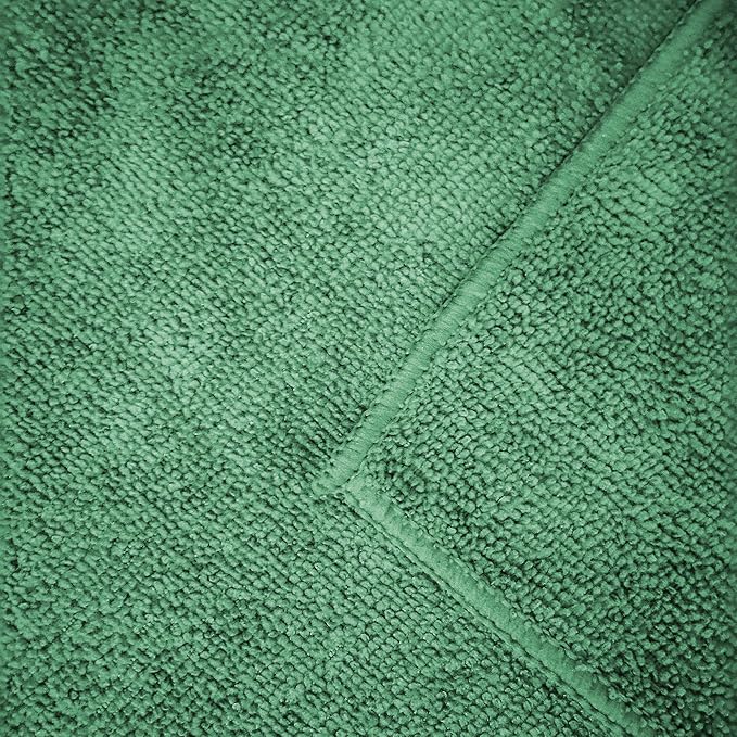 Best Magic Microfiber Cloth - Professional Series Cleaning Towels for Home, Kitchen, Bath, TV, Glass, Auto, Non-Abrasive, Ultra Absorbent, Streak-Free, Reusable, Washable, Wet/Dry - 12"x12"