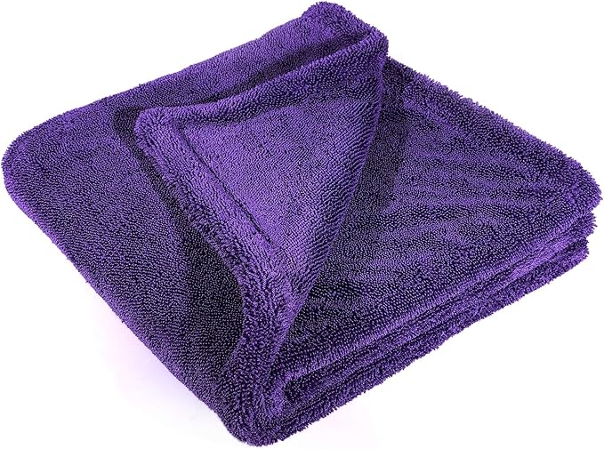 Maxshine - Car Drying Towel, Rinse Free Microfiber Towel for Car Detailing, 1200 GSM, Double Sided, Large Microfiber Towels for Car Drying, Plush Car Wash Towels (3, 24" x 36")