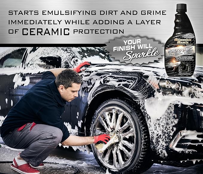 Car Wash - 22 Fl Oz - Professional Ceramic Car Wash Soap - Car Cleaner for Cars, Motorcycles Boats - Ceramic Coating for Cars