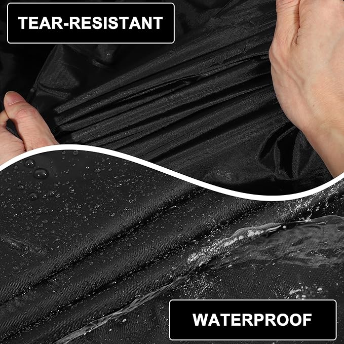 X AUTOHAUX Car Cover for Subaru Forester 210D-PU Outdoor Full Car Cover All Weather with Door Zipper for Waterproof Windproof Sun Rain Snow Protection