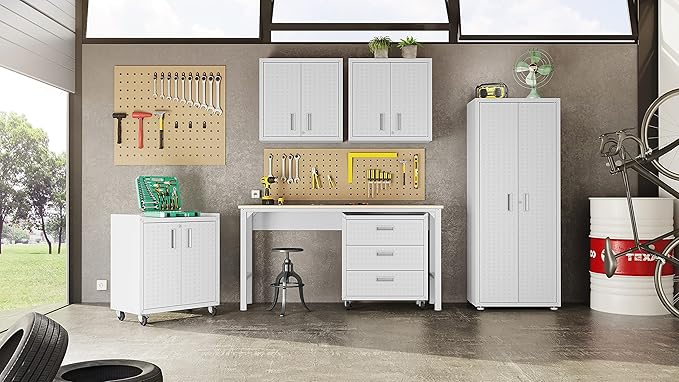 Manhattan Comfort Fortress Storage Units, White