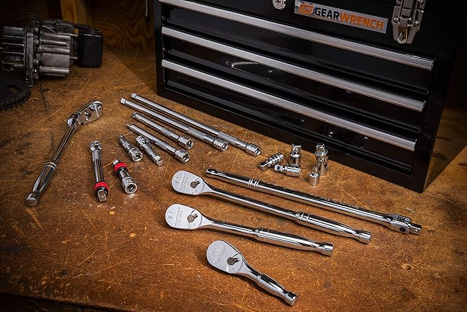 GEARWRENCH 18 Piece 3/8" Drive Ratchet & Drive Tools Set - 81254