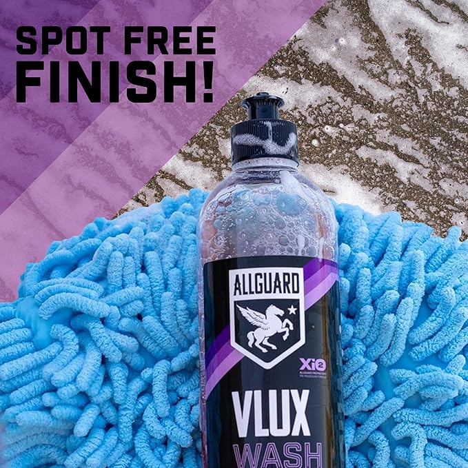 VLUX Wash - Car Wash Soap Formulated with XiO2™ Ceramic - Grime Busting Suds Gently Clean with pH-Netural Formula - Enhances Protection of Coatings, Waxes or Sealants - Gloss Finish