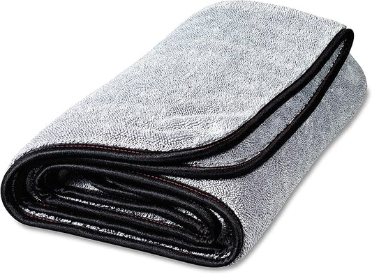 Griot's Garage PFM Terry Weave Microfiber Drying Towel for Car Wash and Cleaning, Vehicle Detailing, Double-Sided, Ultra-Absorbent, 25" X 35", 55590