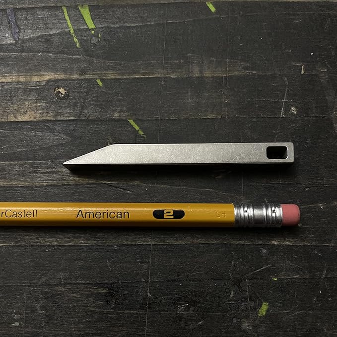 The Mighty Bar - Heavy Duty Keychain Prybar EDC Pry Bar for Every Day Carry Small Stainless Steel Key Chain Multitool Prybar for Keys - Made by Gear Spool