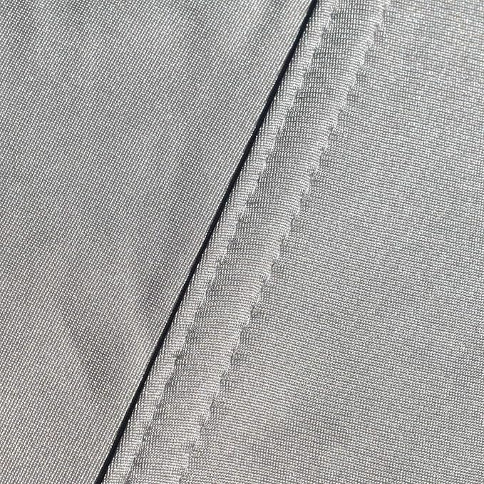 Budge Indoor Stretch Car Cover, Premium Dustproof Protection with Soft Fleece Lining, Breathable Indoor Car Cover Fits Vehicles up to 200 Inches, Gray