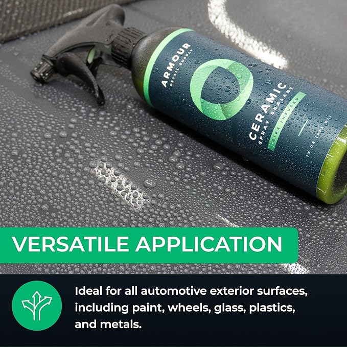 Armour Detail Supply Ceramic Spray Sealant Coating - Superior Automotive Protection, Safe on all Vehicles, Ultra Hydrophobic