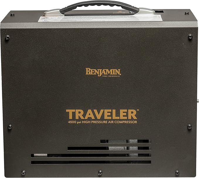 Benjamin Traveler Air Compressor For PCP Air Rifles With Digital Pressure Guage