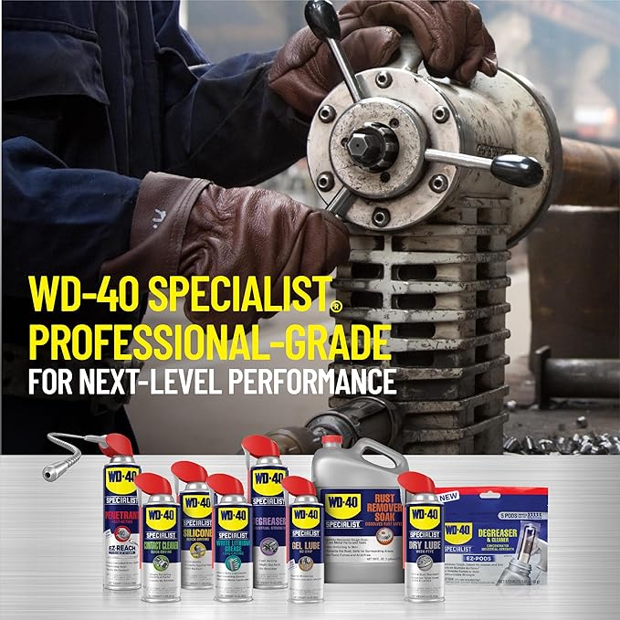 WD-40 Specialist Cleaner & Degreaser, Multi-Surface Cleaning Solution, Great for cleaning grills and grill parts, 32 OZ [Non-Aerosol Trigger] (Pack of 2)
