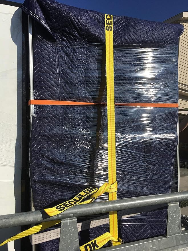 2" x 27' Heavy Duty Ratchet Tie Down Straps w/Flat Hooks, 3,333 Lbs WLL Cargo Control for Trucks & Trailers, 2 Inch Durable Straps for Motorcycle, ATV & Boat Transportation, 2 Pack