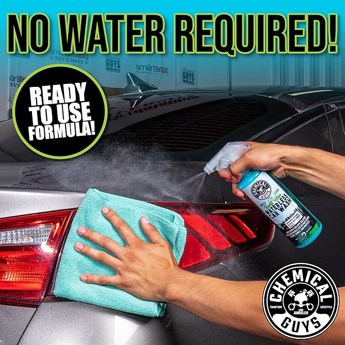 Chemical Guys Swift Wipe Sprayable Waterless Car Wash Spray - Spray and Wipe to Safely Clean and Shine Cars, Trucks, Motorcycles, RV & More, High Lubrication Formula, 64 oz