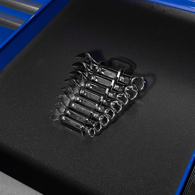 OEMTOOLS 23109 Stubby Wrench Organizer, For Shop, Garage, Or Tool Box, Organizers And Storage for Convenient Carrying, Case For Wrenches or Pegboard Tool Holder, 10 Inches, Black