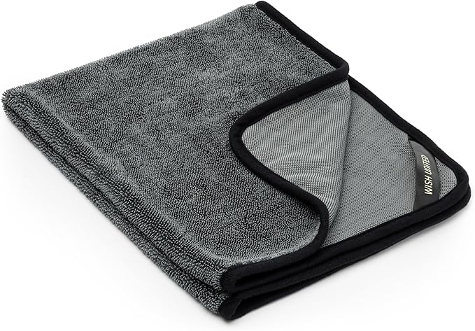 Twist Pile Car Drying Detailing Soft Microfiber Towel 620GSM (1-Pack, 23.6" x 19.7")