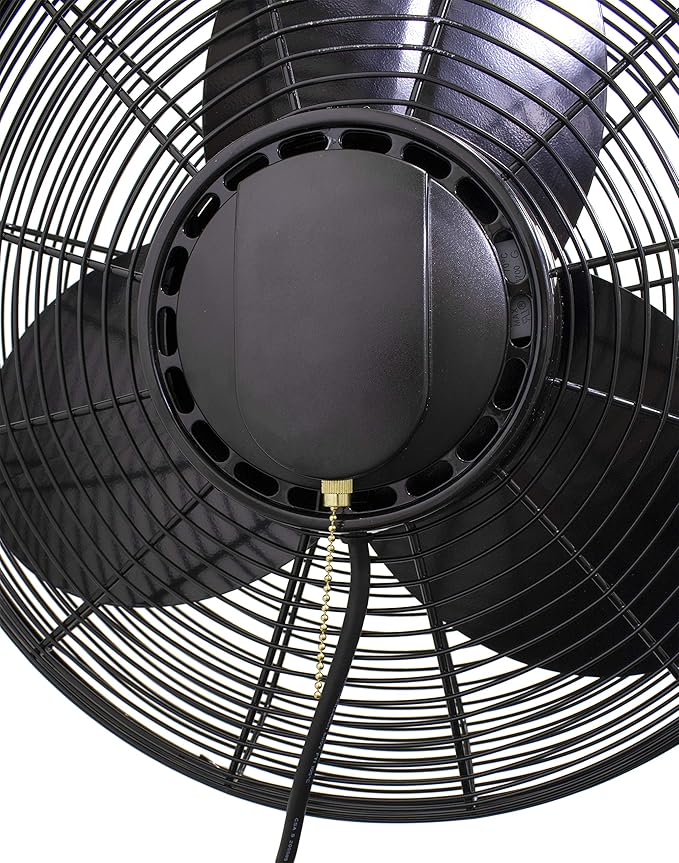Air King 9020 1/6 HP Industrial Grade Wall Mount Fan, 20-Inch,Black