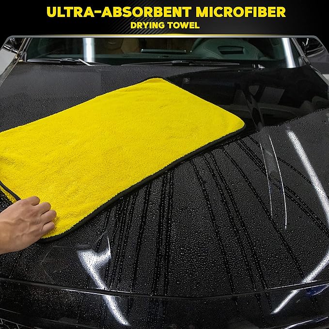 Meguiar's X190400 Supreme Shine Drying Towel, Large Super Plush‚ 1 Pack