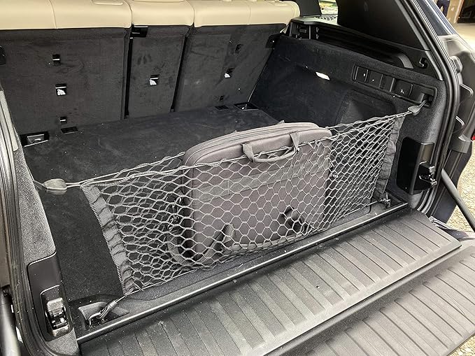 Envelope Style Trunk Cargo Net Black for BMW X5 G05 2018-2026 - Car Accessories - Premium Trunk Organizers and Storage - Cargo Net for SUV - Vehicle Carrier Organizer for BMW X5 G05