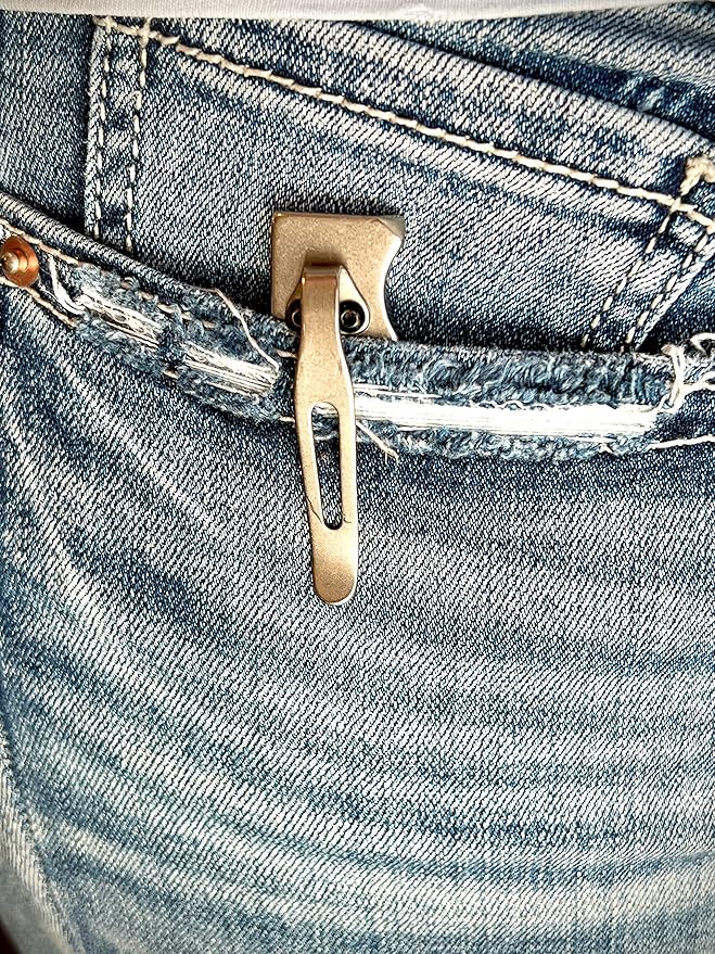 Iceboxx Pry Bar – EDC 4 Inch Titanium Mini Pry Bar Tool – Multipurpose Tool for DIY Enthusiasts, Prime Professional Use – Innovative Tools Pocket Clip, Bottle Opener, Lanyard Hole Every Day Carry